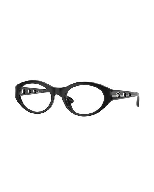 DIESEL Black Dl6002U 2001 Optical Frames Injected Round Normal