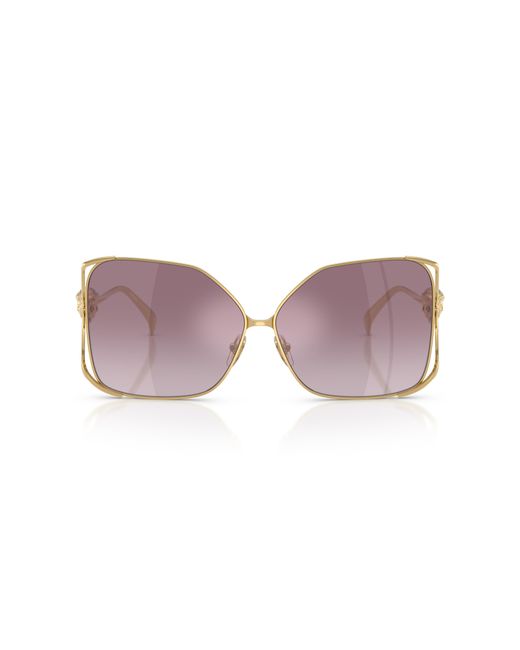 Versace Black Ve2288 10026X Sunglasses Steel Squared Normal Nuanced