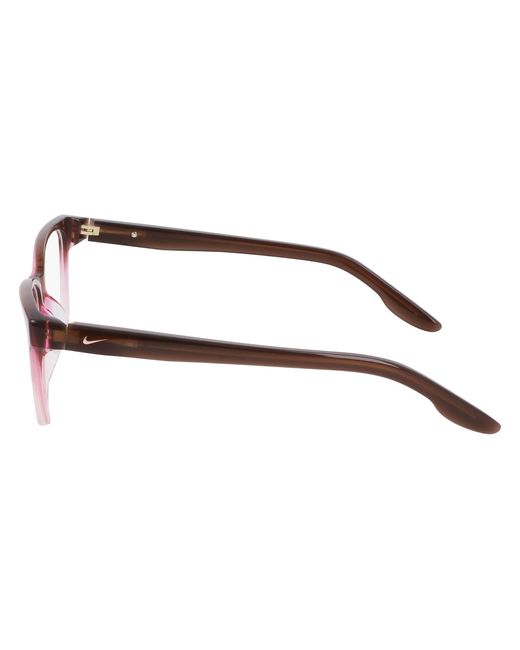 Nike Black 7177 277 Optical Frames Acetate Squared Normal