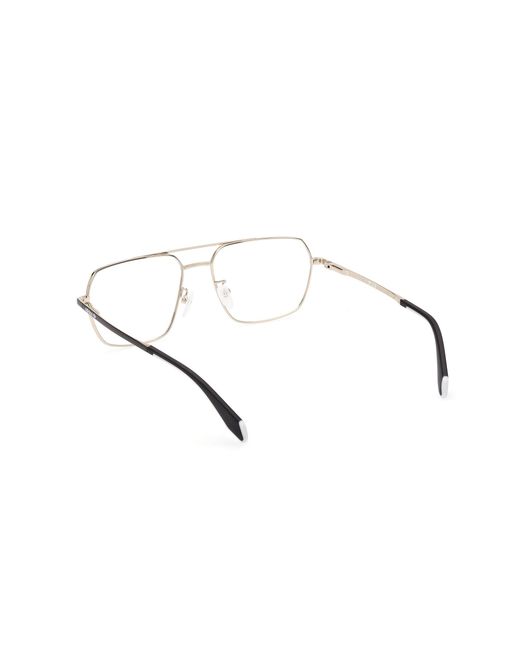 Adidas Black Or5064 032 Optical Frames Metal Geometric Normal for men