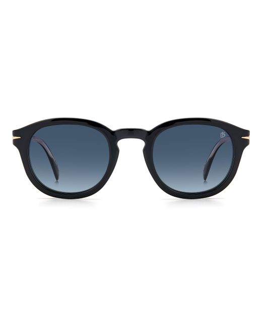 David Beckham Black Db 1080/Cs 2M2/Z7 Sunglasses Acetate Round Clip-On for men