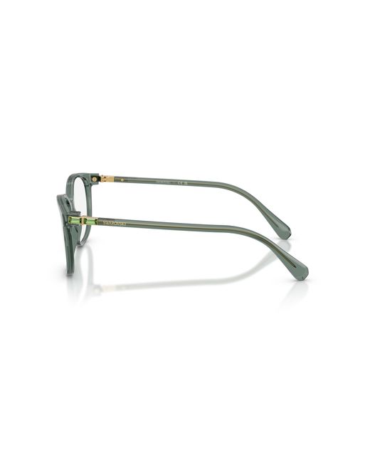 Swarovski Black Sk2002 1043 Optical Frames Acetate Transparent Squared Normal