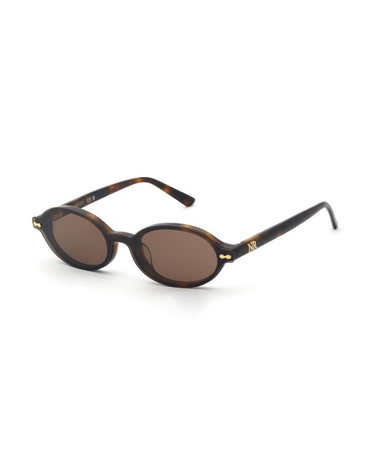Nina Ricci Black Unr466 752 Optical Frames Acetate Geometric Normal