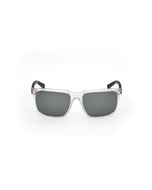 Timberland Black Tb00037 26R Sunglasses Injected Squared Polarized for men