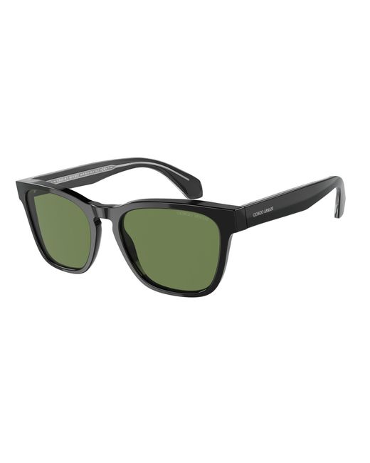 Giorgio Armani Green Ar8155 58754E Sunglasses Plastic Squared for men