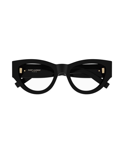 Saint Laurent Black Sl M94 Opt 001 Optical Frames Acetate Transparent Cat Eye