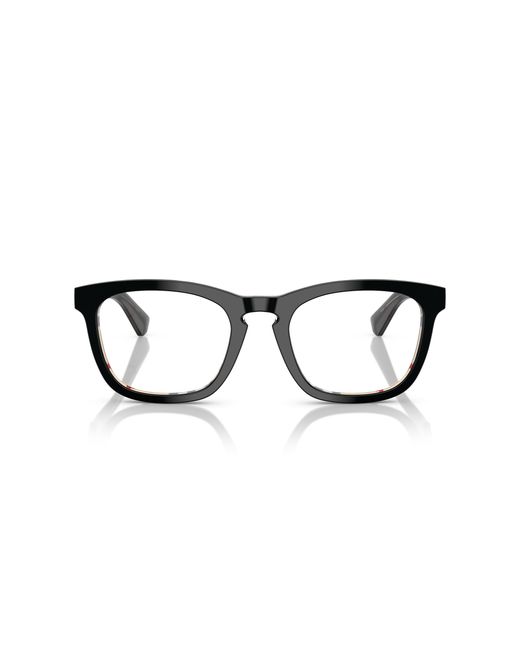 Burberry Black Be2417 4121 Optical Frames Acetate Squared Normal for men