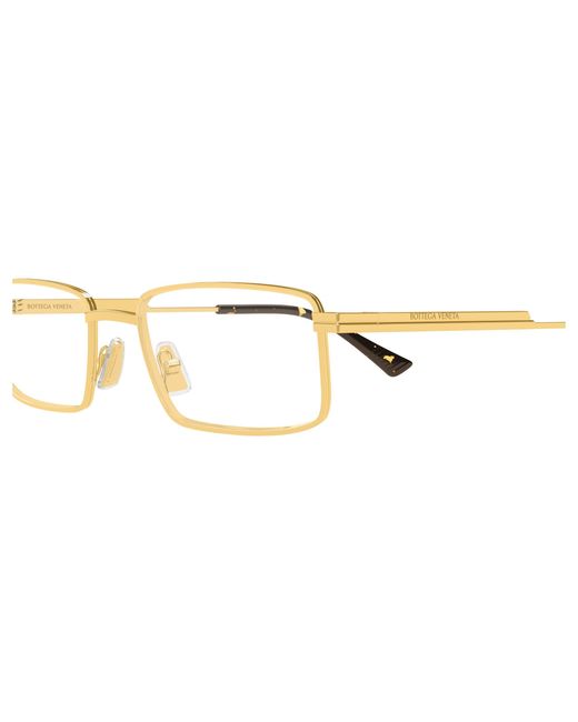 Bottega Veneta Black Bv1467O 003 Optical Frames Metal Transparent Squared