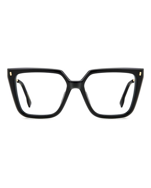 DSquared² Black D2 0136 807 Optical Frames Acetate Squared