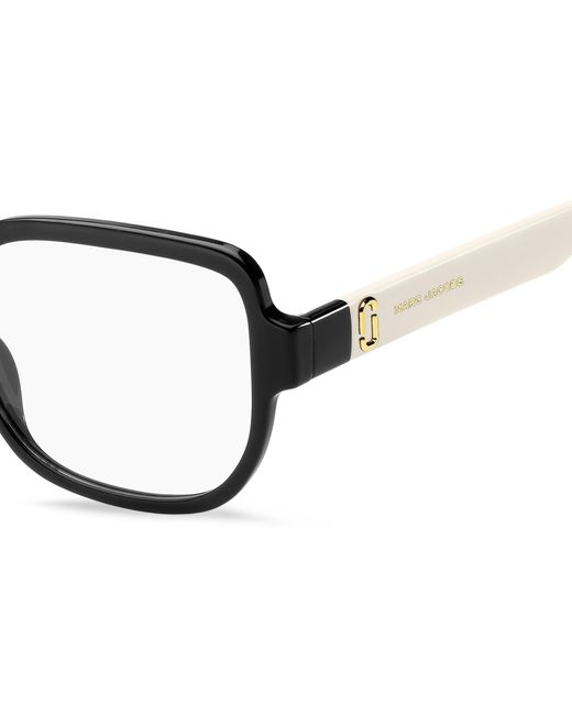 Marc Jacobs Black Marc 725 80S Optical Frames Injected Squared