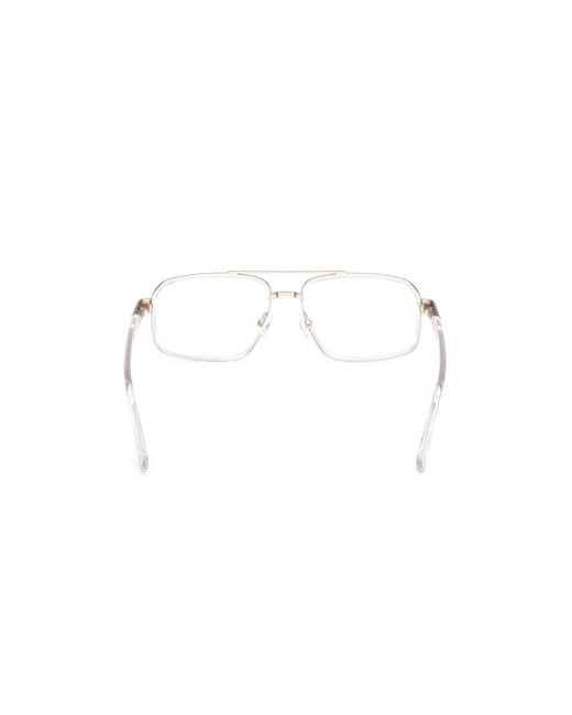 Guess Black Gu50372 026 Optical Frames Metal Squared Normal for men