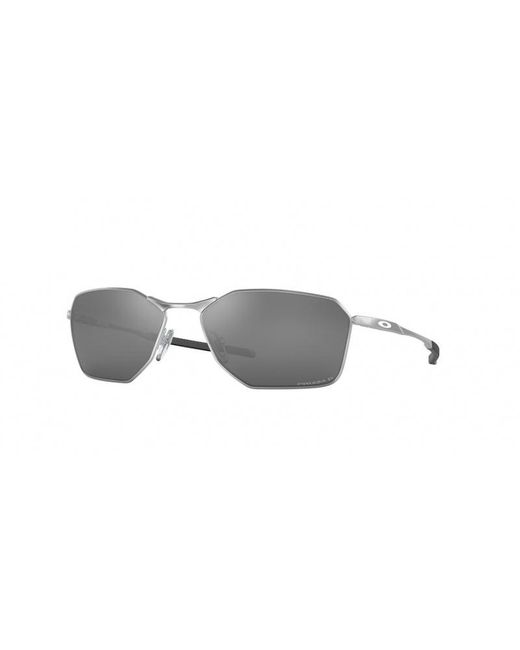 Oakley Black Oo6047 Savitar 604703 Sunglasses Titanium Squared Polarized Prizm for men