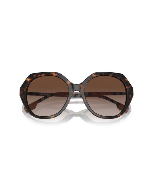 Burberry Black Be4375 Vanessa 401713 Sunglasses Acetate Geometric Normal Shaded
