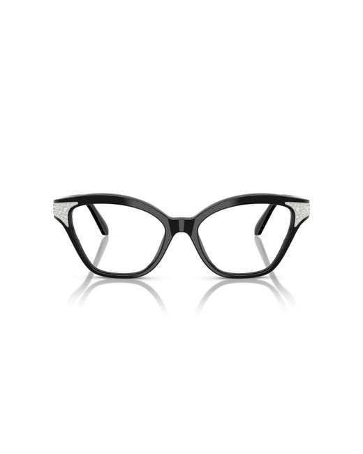 Swarovski Black Sk2029 1001 Optical Frames Acetate Cat Eye Normal
