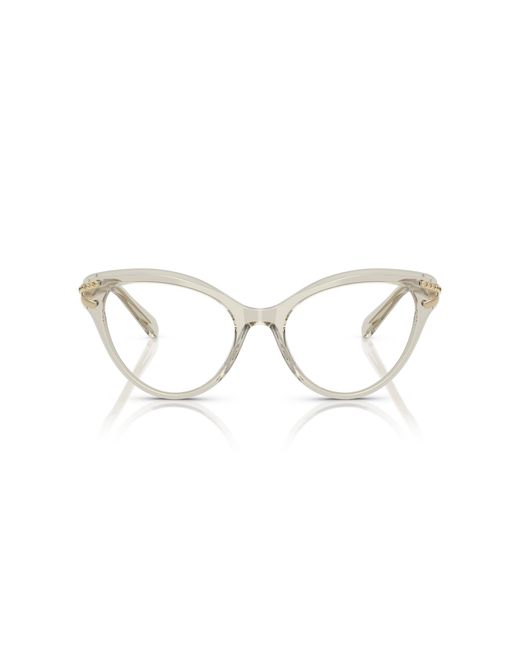 Swarovski Black Sk2030 3003 Optical Frames Acetate Cat Eye Normal