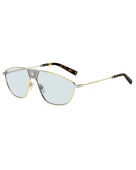 Givenchy Black Gv 7163/S B1Z/Qz Sunglasses Metal Squared Normal