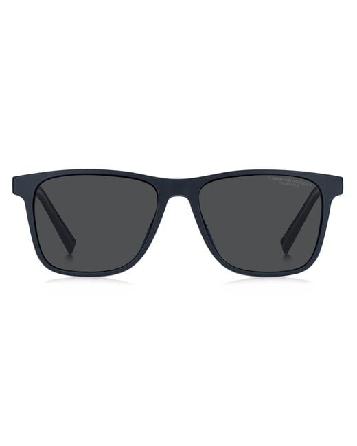 Tommy Hilfiger White Th 2203/C 8Ru/M9 Optical Frames Eco-Poliame Squared Polarized for men