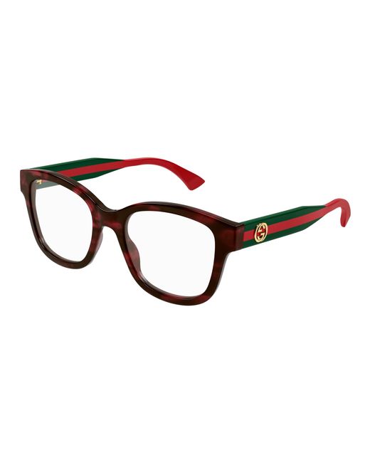 Gucci Black Gg1863O 003 Optical Frames Acetate Transparent Squared