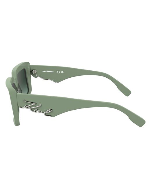 Karl Lagerfeld Green Kl6180S 316 Sunglasses Acetate Squared Normal