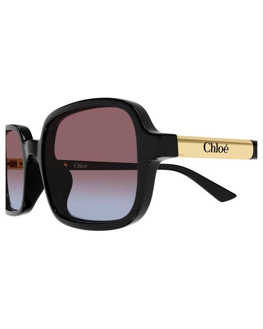 Chloé Black Ch0363S 001 Sunglasses Acetate Squared