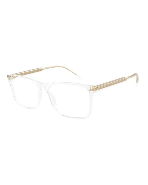 Giorgio Armani Black Ar7258 6075 Optical Frames Acetate Squared Normal for men