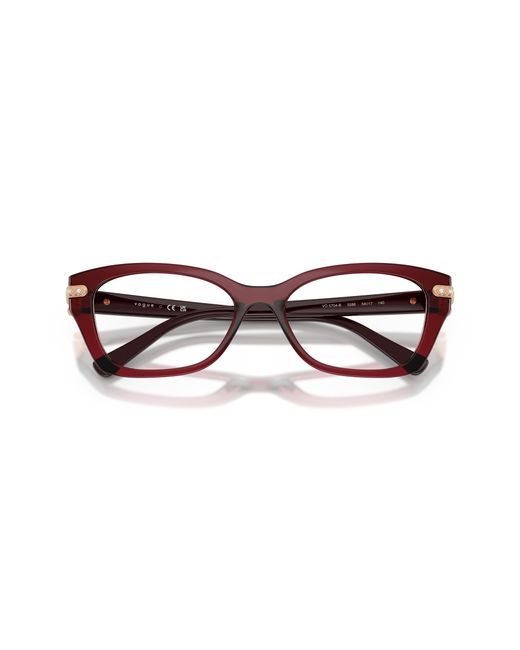 Vogue Eyewear Black Vo5704B 3286 Optical Frames Nylon Transparent Cat Eye Normal
