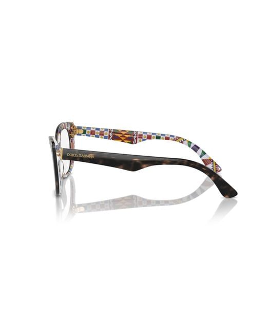 Dolce & Gabbana Black Dg3360 3217 Optical Frames Acetate Transparent Cat Eye Normal