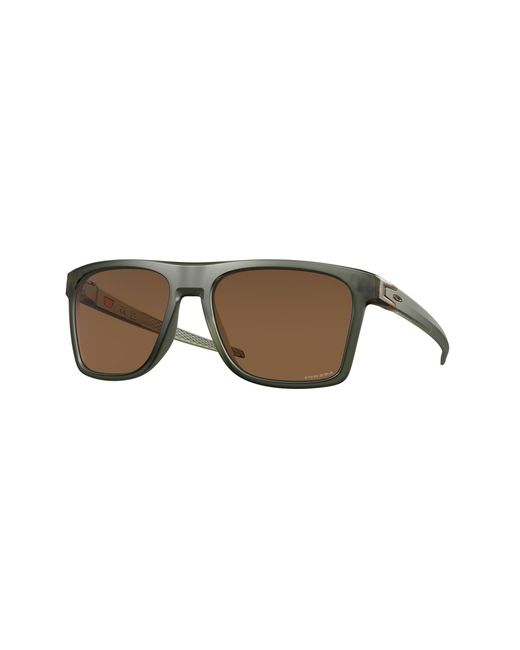 Oakley Black Oo9100 Leffingwell 910011 Sunglasses O_Matter Copper Squared Normal Prizm for men