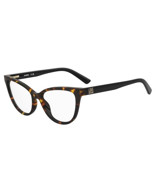 Moschino Black Mol659 086 Optical Frames Acetate Cat Eye Normal