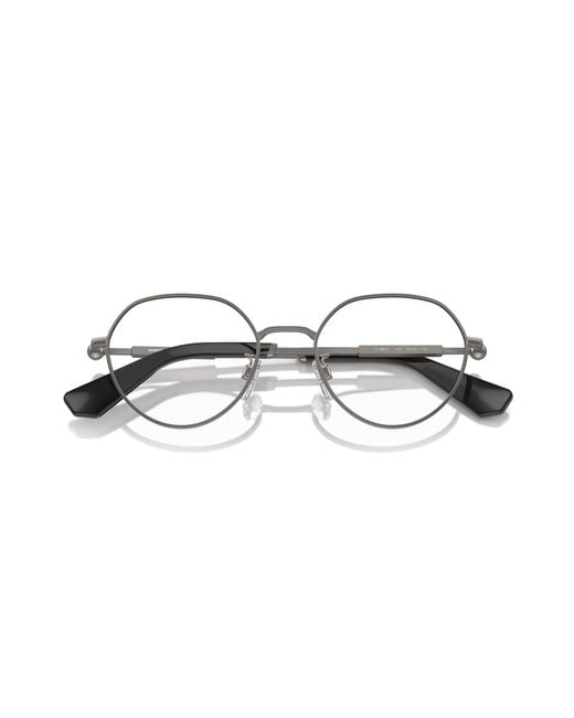 Burberry Black Be1388D 1316 Optical Frames Metal Transparent Round Normal for men