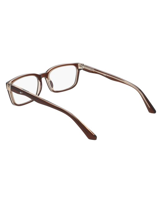Nike Black 7181 211 Optical Frames Acetate Squared Normal for men