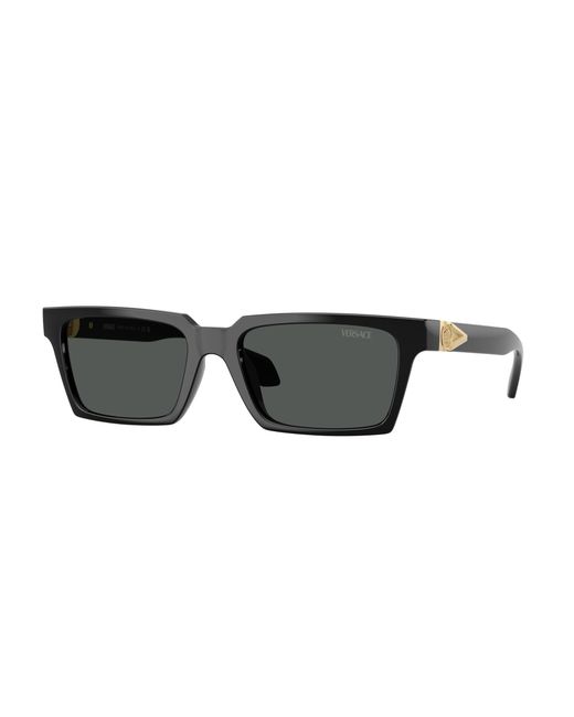 Versace Black Ve4490U Gb1/87 Sunglasses Injected Squared Normal for men