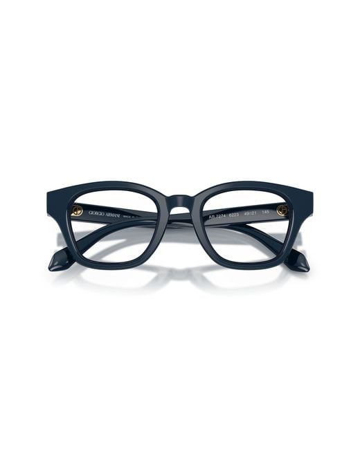 Giorgio Armani Black Ar7274 6223 Optical Frames Acetate Pillow Normal for men