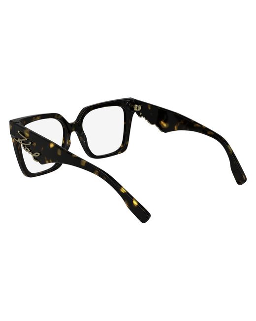 Karl Lagerfeld Black Kl6170 242 Optical Frames Acetate Squared Normal