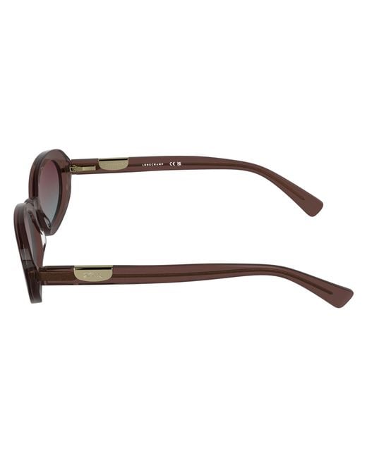 Longchamp Black Lo795S 612 Sunglasses Acetate Round Normal