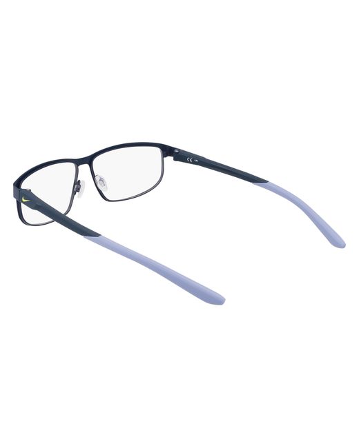 Nike Black 8157 412 Optical Frames Metal Squared Normal for men