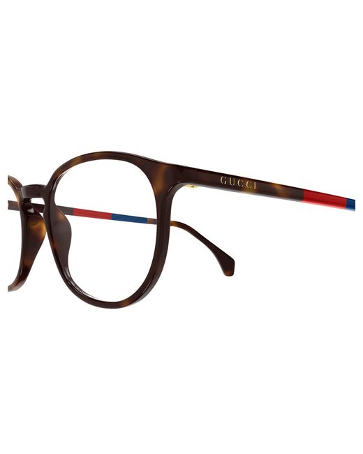 Gucci Black Gg0551O 022 Optical Frames Acetate Transparent Round for men