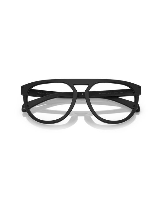 Moncler Black Me2007 3010 Optical Frames Acetate Transparent Pilot Normal