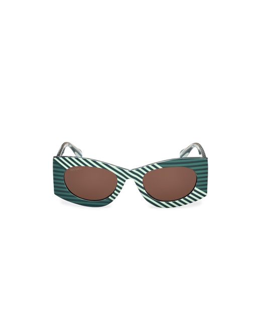 MAX&Co. Black Mo0131 95E Sunglasses Injected Geometric Normal