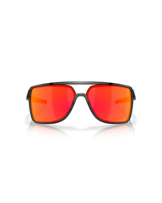 Oakley Black Oo9147 Castel 914705 Sunglasses O_Matter Prizm Ruby Squared Normal Prizm for men