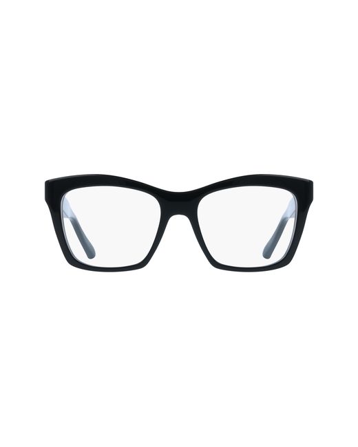 Ferragamo Black Sf3022 001 Optical Frames Acetate Squared Normal