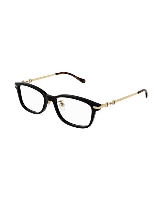 Gucci Black Gg1129Oj 001 Optical Frames Acetate Squared