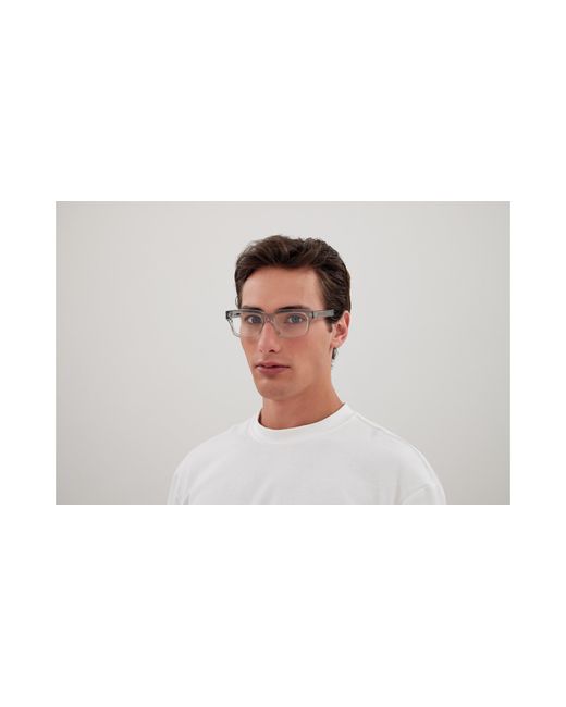 Gucci Black Gg1731O 003 Optical Frames Acetate Transparent Squared for men