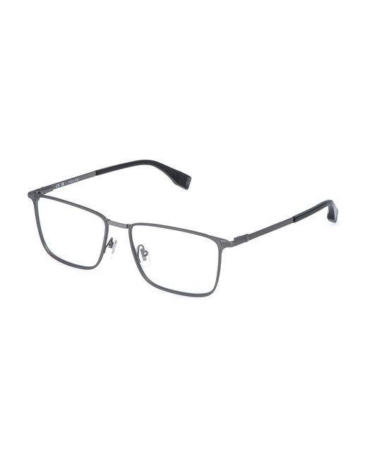 Police Black Vplr64 Grind 6 0 Optical Frames Metal Squared for men