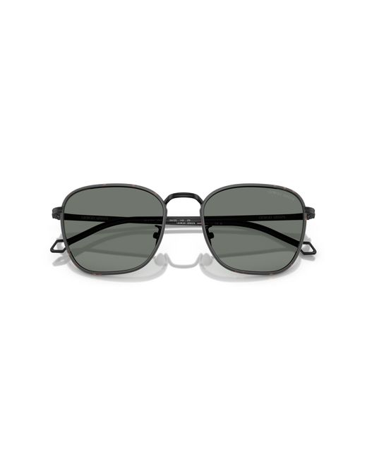 Giorgio Armani Black Ar6164J 300111 Sunglasses Steel Squared Normal for men