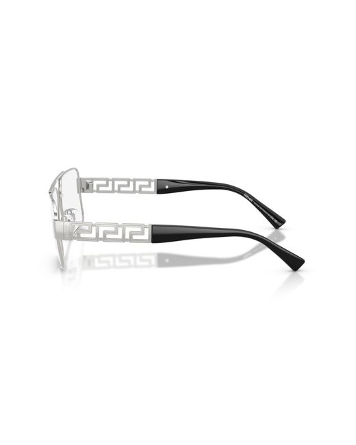 Versace Black Ve1308 1001 Optical Frames Steel Pillow Normal for men