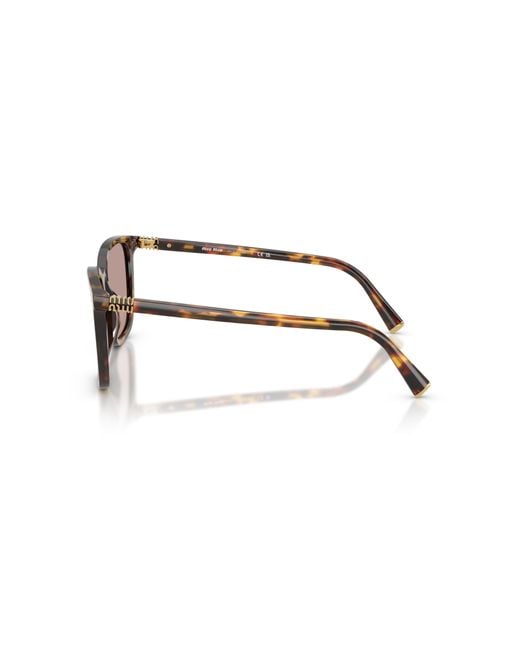 Miu Miu Black Mu B03S 14L20I Sunglasses Acetate Squared Normal