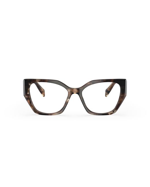 Prada Black Pr 18Wv 07R1O1 Optical Frames Acetate Geometric Normal