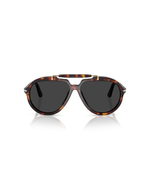 Persol Black Po0202S 24/48 Sunglasses Acetate Squared Polarized