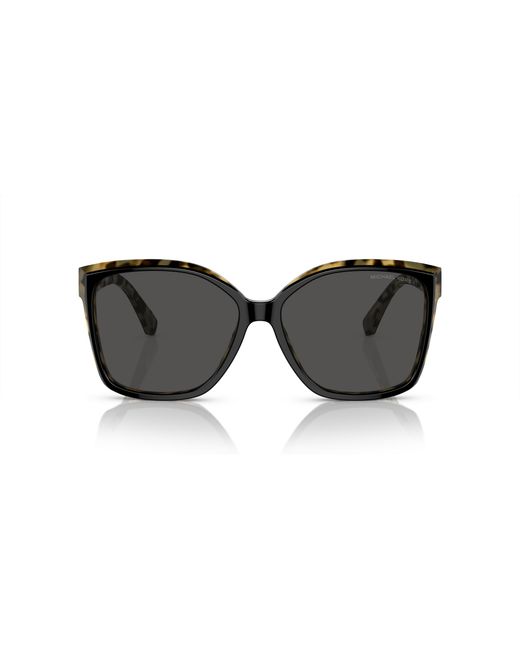 Michael Kors Black Mk2201 Malia 395087 Sunglasses Acetate Squared Normal